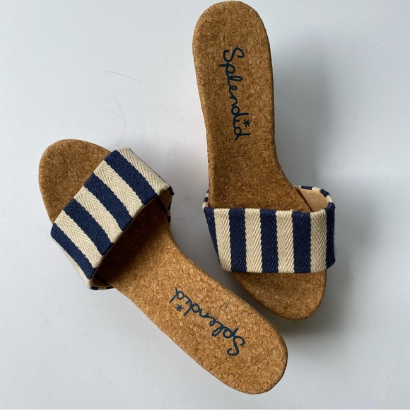 Splendid Cork Wedge Sandals - Picture 2 of 6